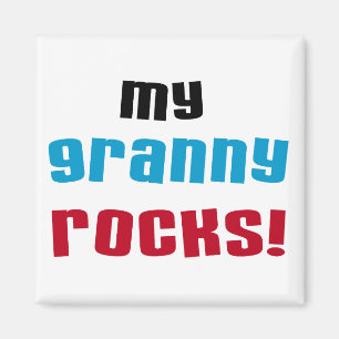 Mijn oma Rocks T shirten en geschenken Magneet