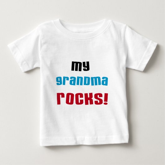 Mijn oma Rocks T-shirts en geschenken (Voorkant)
