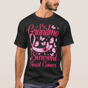 Mijn oma Surviv geeft borstkanker aan T-shirt