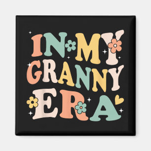 Mijn oma-tijdperk Funny Sarcasme Groovy Retro Moed Magneet