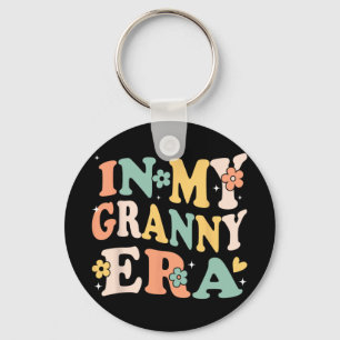 Mijn oma-tijdperk Funny Sarcasstische Groovy Retro Sleutelhanger