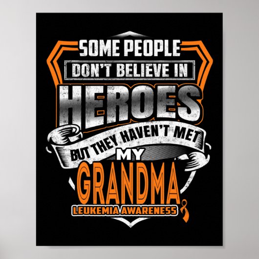 Mijn oma's gevecht is mijn strijd tegen leukemie poster (Voorkant)