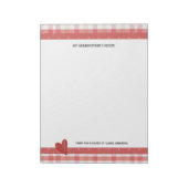 Mijn oma's Recipes Retro Pset Large Notitieblok (Gedraaid)