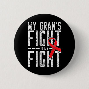 Mijn oma's strijd is mijn strijd Bloedkankerbewust Ronde Button 5,7 Cm