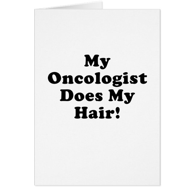 Mijn oncoloog doet mijn haar (Voorkant)