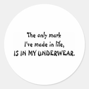 MIJN ONDERDEEL. RONDE STICKER