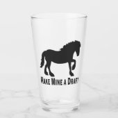 Mijn ontwerp maken | Long Tail Draft Horse Glas (Voorkant)