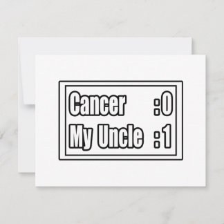 Mijn oom Beat Cancer (Scorebord)