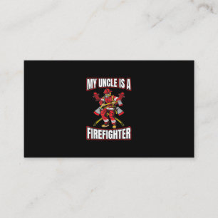 Mijn oom is brandweerman visitekaartje