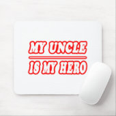 Mijn oom is mijn Hero Muismat (Met muis)
