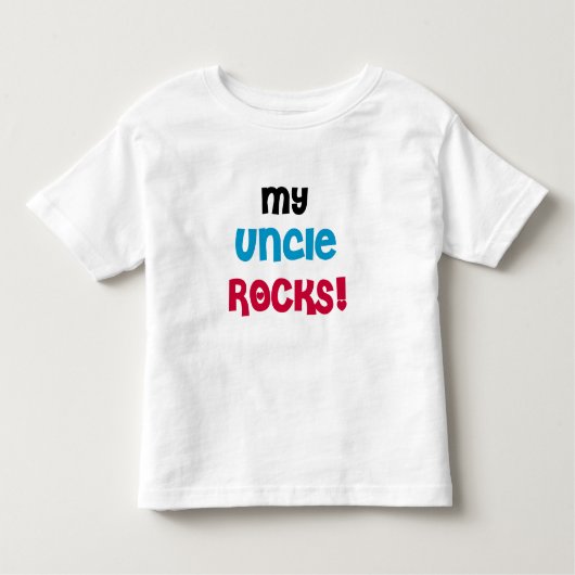 Mijn oom Rocks Kinder Shirts (Voorkant)