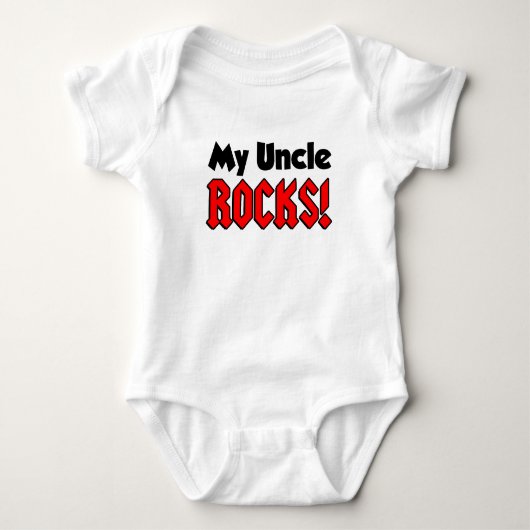 Mijn oom Rocks Romper (Voorkant)