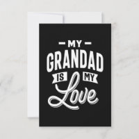 Mijn opa is mijn T-shirt voor de liefde Gift
