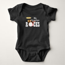 "Mijn opa Rocks" met Drum Set Baby Bodysuit!