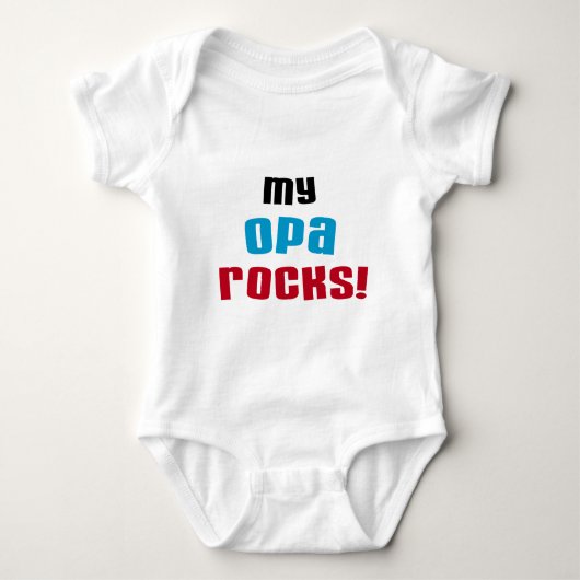 Mijn Opa Rocks T-shirts en geschenken (Voorkant)