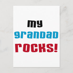 Mijn opa Rocks T-shirts en geschenken Briefkaart