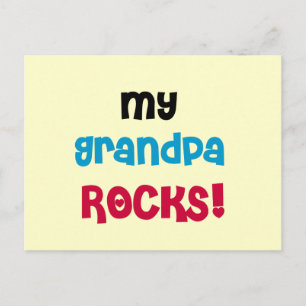 Mijn opa Rocks Tshirts en geschenken Briefkaart
