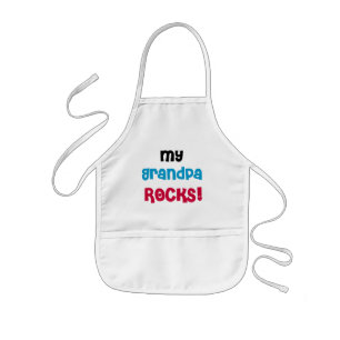 Mijn opa Rocks Tshirts en geschenken Kinder Schort