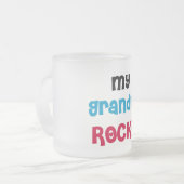 Mijn opa Rocks Tshirts en geschenken Matglas Koffiemok (Voorkant links)