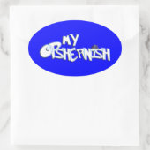 Mijn Opshernish Ovale Sticker (Tas)