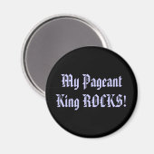 Mijn optocht King ROCKS! Magneet (Voorkant / Achterkant)
