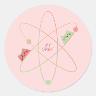 Mijn Orbit Cute Sticker