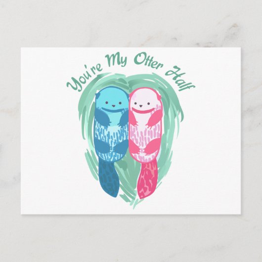 Mijn Otter Half Briefkaart (Voorkant)