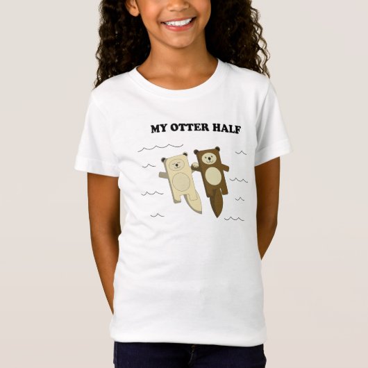 Mijn Otter Half T-shirt (Voorkant)