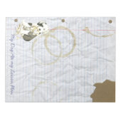 Mijn oude Engelse Sheepdog Ate mijn Lesson Plan Notitieblok (Voorkant)