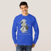 Mijn oude Engelse Sheepdog Ate mijn Lesson Plan T-shirt (Voorkant volledig)