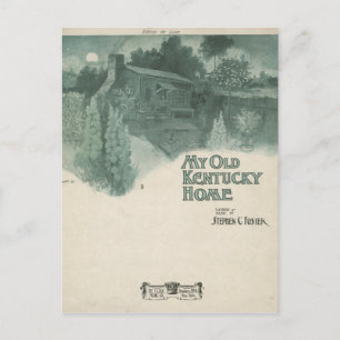 Mijn Oude Kentucky Home Briefkaart