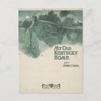 Mijn Oude Kentucky Home Briefkaart