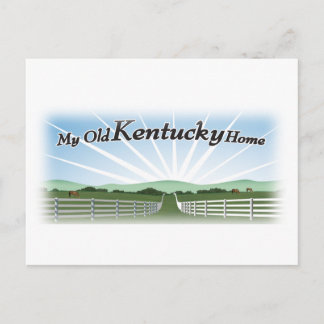 Mijn oude Kentucky-huis Briefkaart