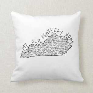 Mijn oude Kentucky Thuiskussen Kussen