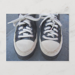 Mijn oude schoenen briefkaart