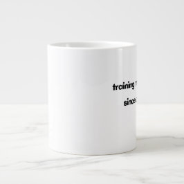 Mijn ouders trainen vanaf dag één extra grote beker