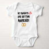 Mijn ouders worden getrouwd romper (Voorkant)