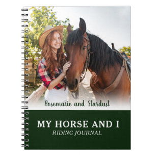Mijn paard en ik Riding Journal Persoonlijke foto Notitieboek