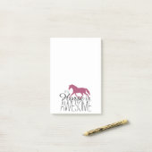 Mijn paard is Geweldige paardensportman Post-it® Notes (Op bureau)