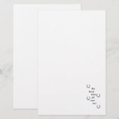 Mijn paard trekt over me heen briefpapier (Voorkant / Achterkant)