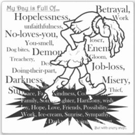 Mijn pad is mijn eigen pad4 sticker