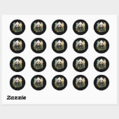 Mijn panda ronde sticker (Vel)