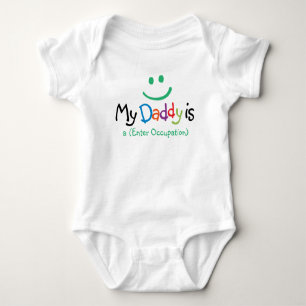 "Mijn papa is..." Babykleding Romper