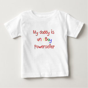 Mijn papa is een baby t-shirt voor eBay PowerSelle