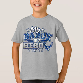 Mijn papa is een held Luchtmacht Militaire vader T-shirt