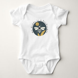 "Mijn papa is een imker" Baby Een stuk Romper