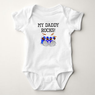 Mijn papa Rocks Drums Romper