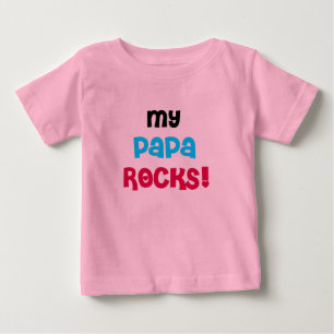 Mijn Papa Rocks Tshirts en geschenken