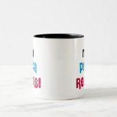 Mijn Papa Rocks Tweekleurige Koffiemok (Center)