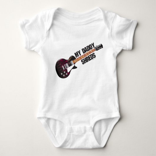 Mijn papa Shreds Romper (Voorkant)